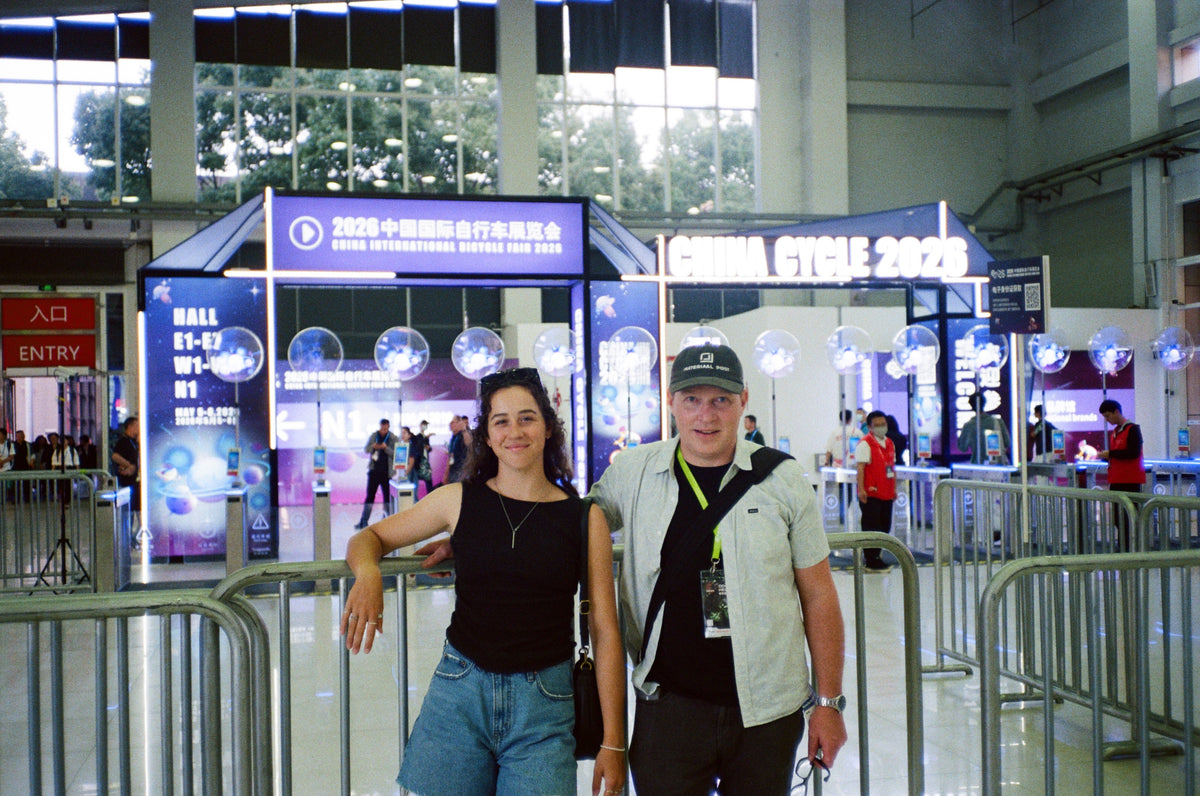 Visiting the China Cycle 2026 bicycle exhibition.